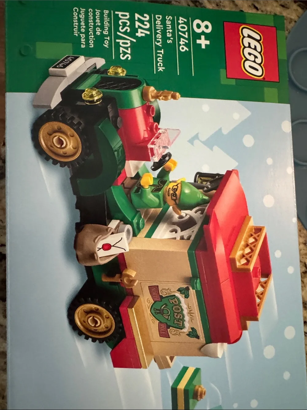 Lego festive truck